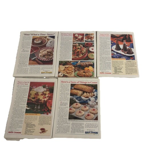 Taste Of Home's Quick Cooking 5 Issue Lot Vintage Cooking Magazines - Picture 2 of 14